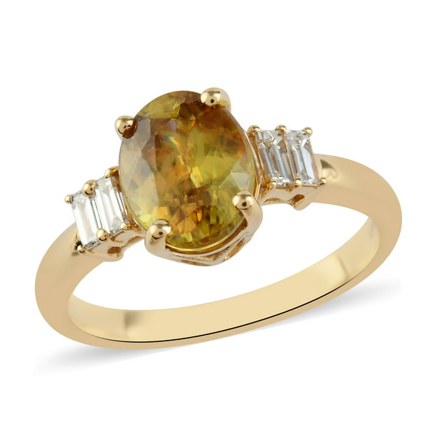 SALE Rare natural diamond-lustre Yellow Sphene 3mm sterling silver earrings ✨ 